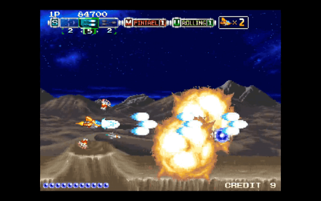 Andro Dunos II screenshot 2 for Playstation 4
